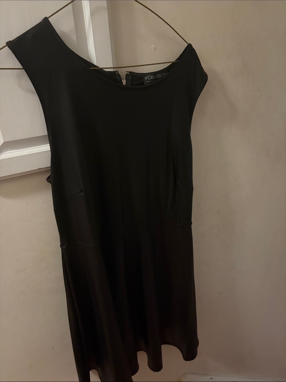 Forever 21 Black Sleeveless Fit-and-Flare Dress
